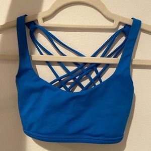 lululemon blue sports bra